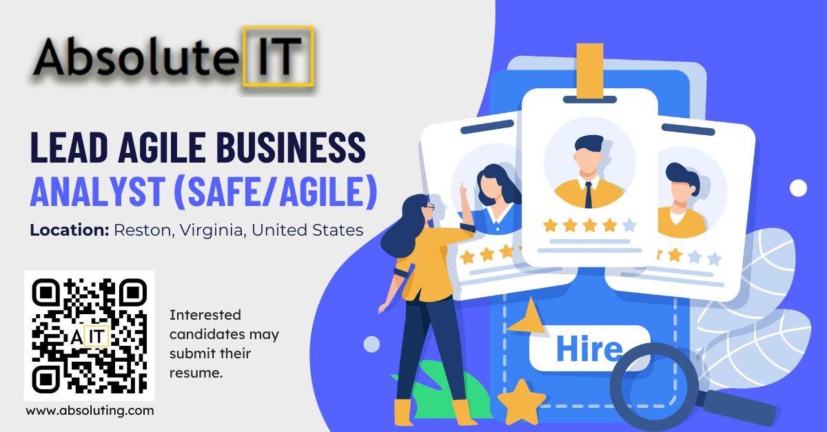 Lead Agile Business Analyst | SAFe/Agile